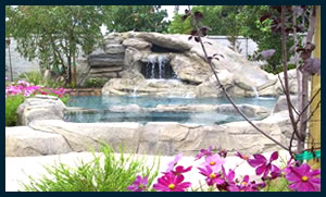 Sculptured Rock by Correll Custom Pools